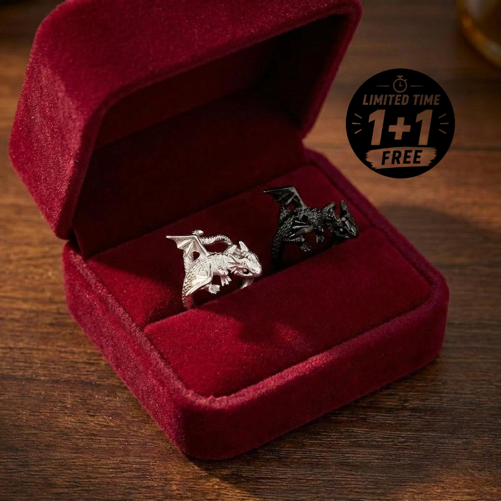 Adjustable Toothless & Light Fury Ring