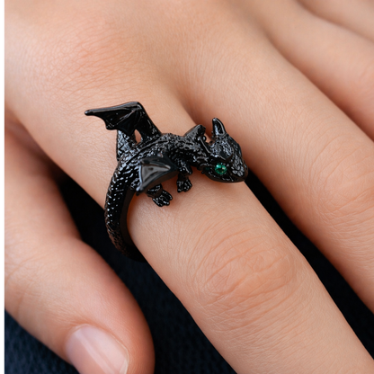 Adjustable Toothless & Light Fury Ring
